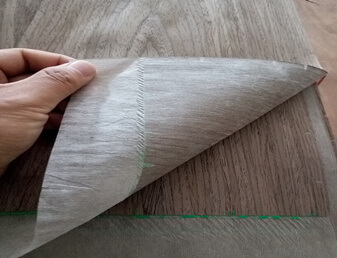 walnut fleece back veneer