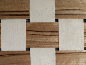 woven birch and walnut veneer woven birch and walnut veneer