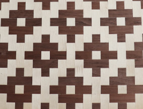 woven maple walnut veneer