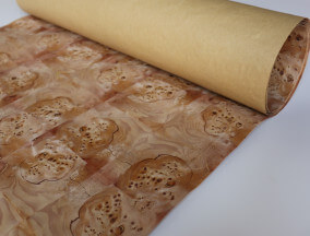 Paper back Fir Burl veneer matching sheet
