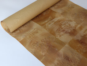 paper back Gold Nanmu burl veneer paper back Gold Nanmu burl veneer